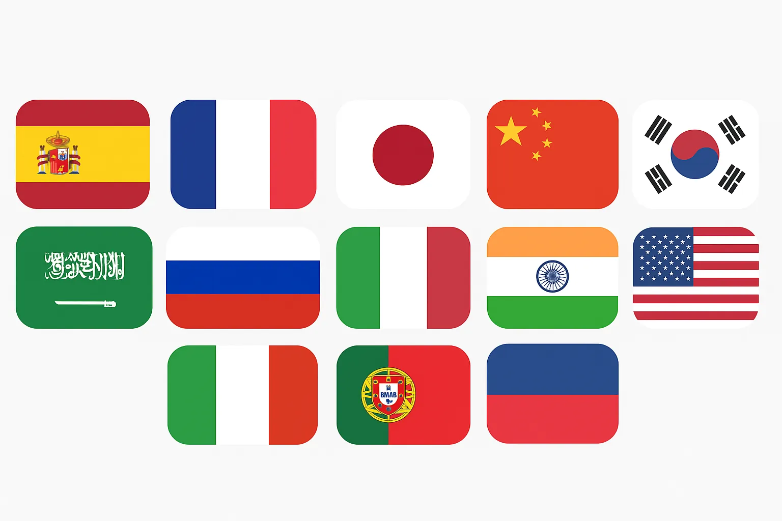 Languages supported by Rocket Languages